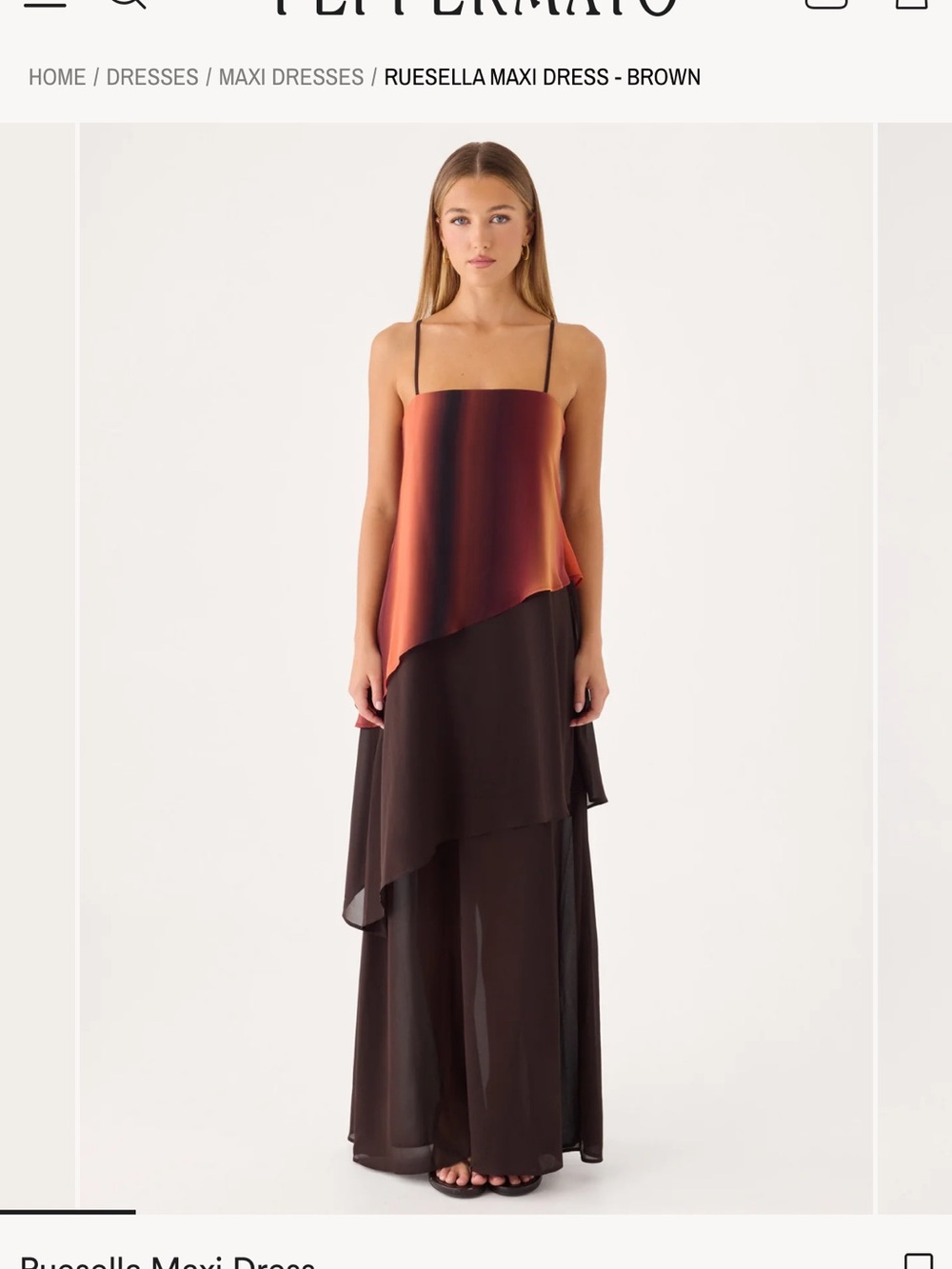 Peppermayo Ruesella Maxi Dress - BNWT